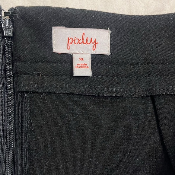 Pixley Business Career Skirt Size XL Black Gray Aztec - Picture 2 of 7